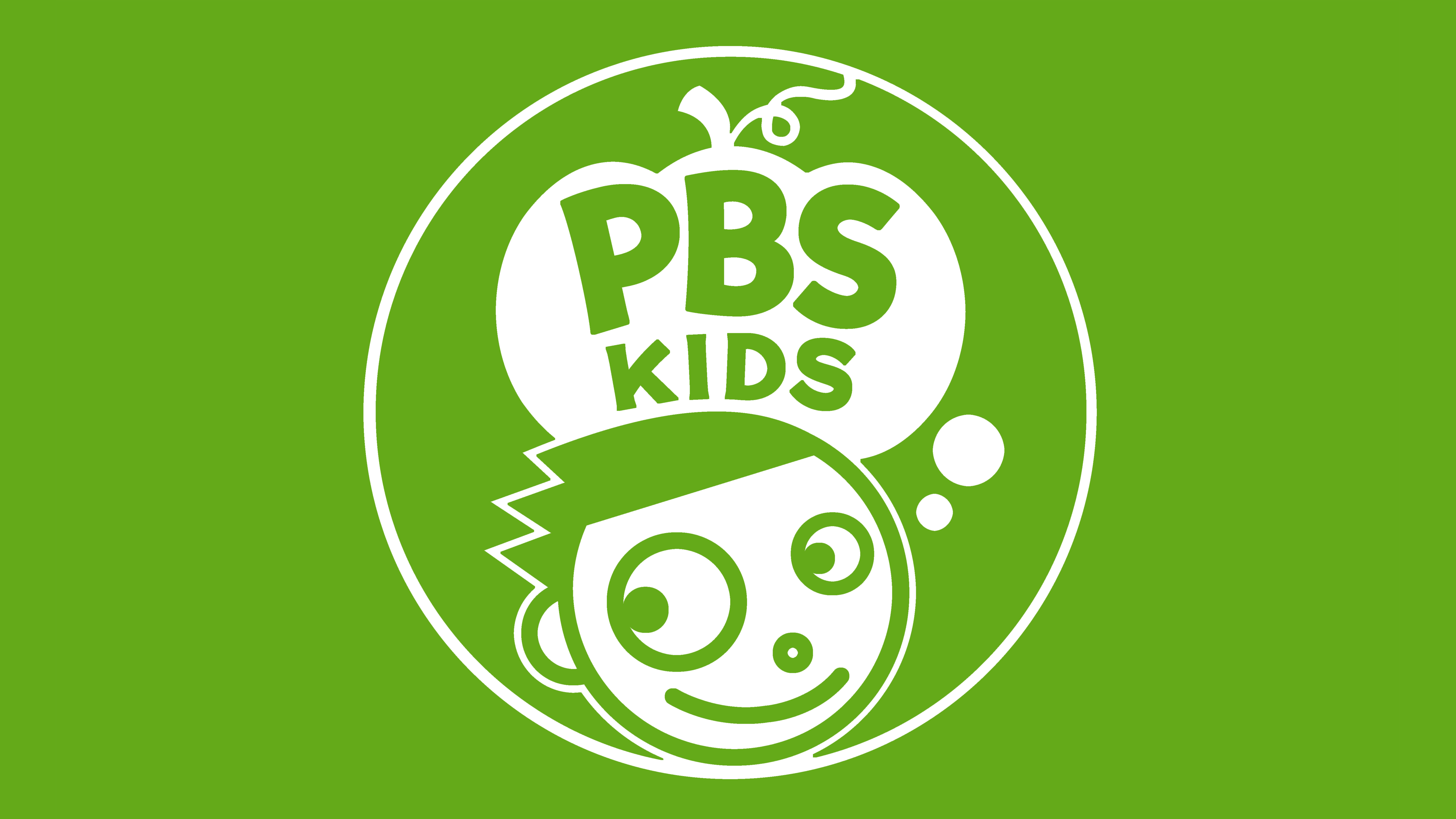 PBS Kids logo shaped like a pumpkin.