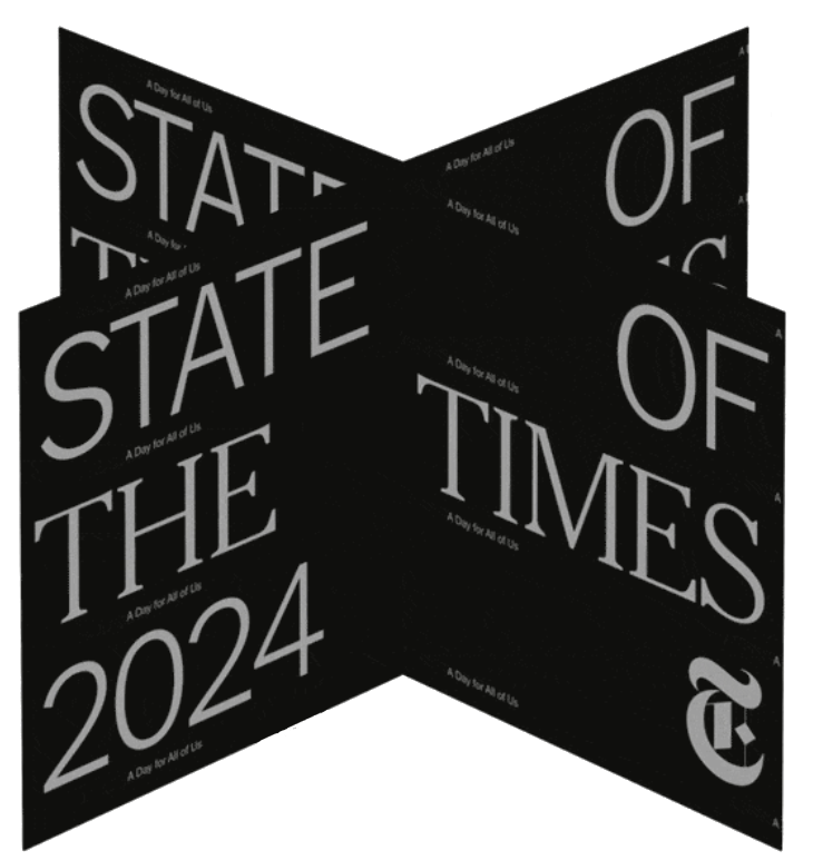 The New York Times' State of the Times 2024 Branding