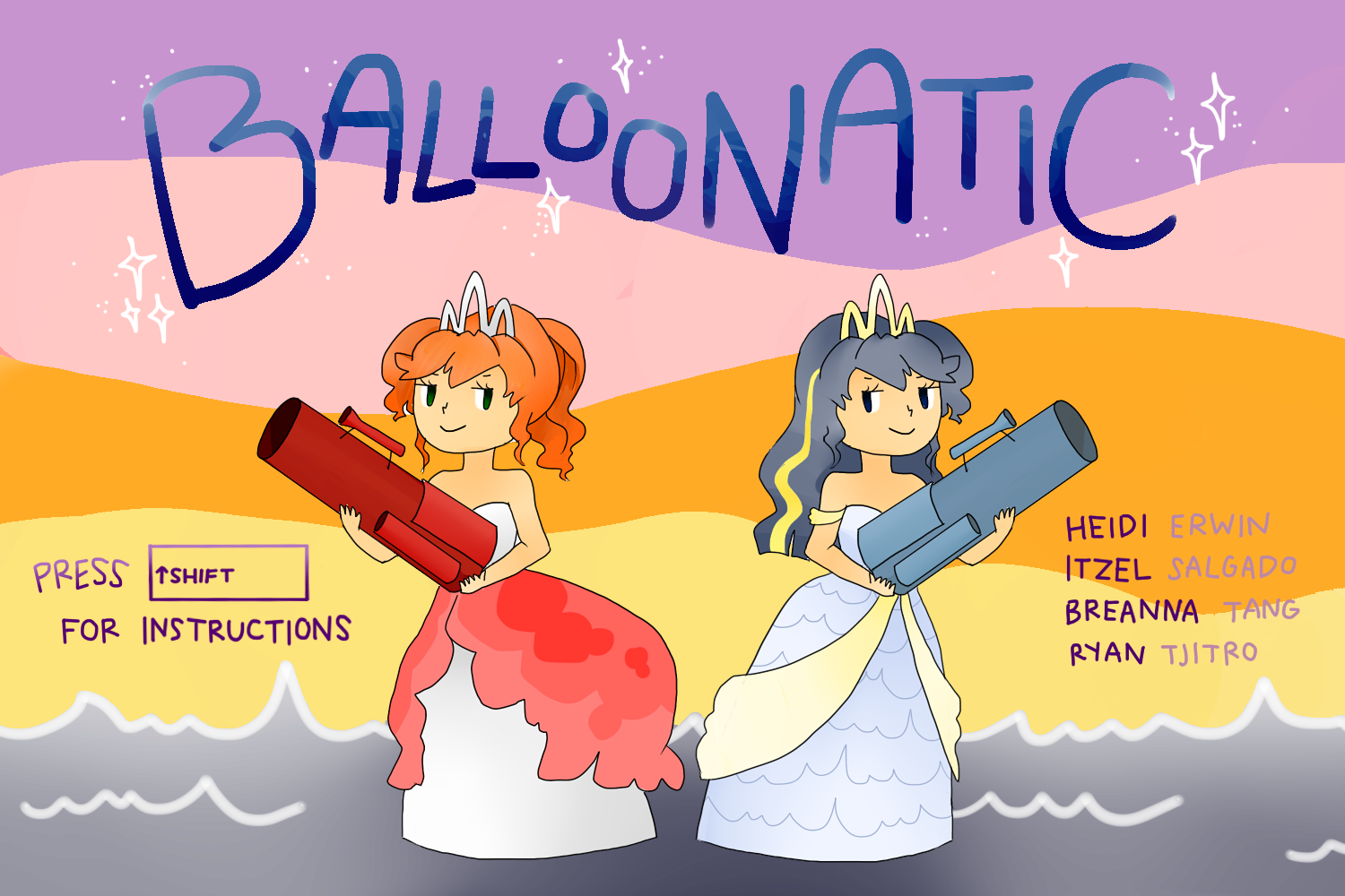 Balloonatic Title Screen