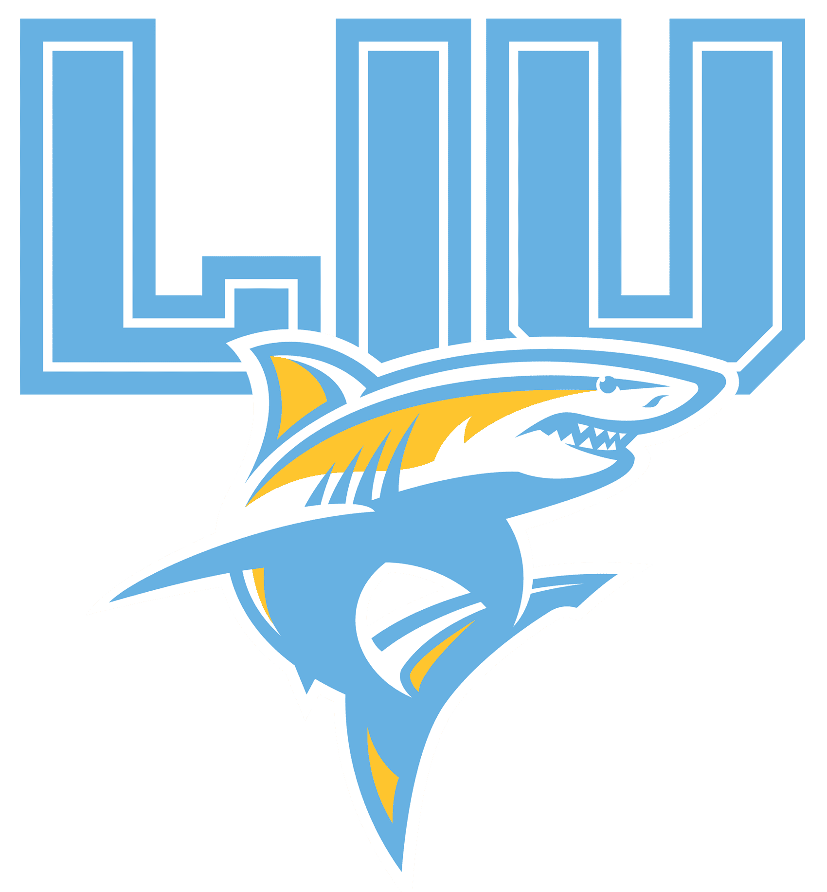 Long Island University shark logo